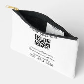 eenvoudige aangepaste QR-code jouw naam toevoegen  Etui (Open)