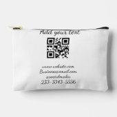 eenvoudige aangepaste QR-code jouw naam toevoegen  Etui (Voorkant)