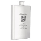 eenvoudige aangepaste QR-code jouw naam toevoegen Flacon (Rechts)