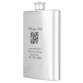 eenvoudige aangepaste QR-code jouw naam toevoegen Flacon (Links)