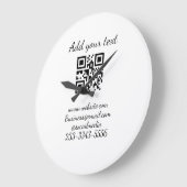 eenvoudige aangepaste QR-code jouw naam toevoegen Grote Klok (Hoek)