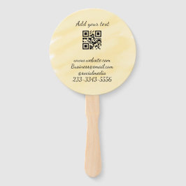 eenvoudige aangepaste QR-code jouw naam toevoegen  Handwaaier