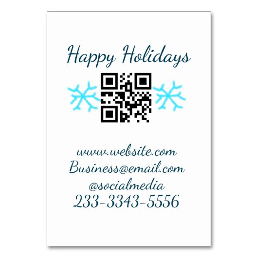 eenvoudige aangepaste QR-code jouw naam toevoegen  Kaart (Achterkant)