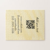 eenvoudige aangepaste QR-code jouw naam toevoegen  Legpuzzel (Horizontaal)