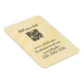 eenvoudige aangepaste QR-code jouw naam toevoegen Magneet (Rechterzijde)
