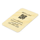 eenvoudige aangepaste QR-code jouw naam toevoegen Magneet (Linkerzijde)