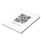 eenvoudige aangepaste QR-code jouw naam toevoegen Notitieblok (Linkerzijde)