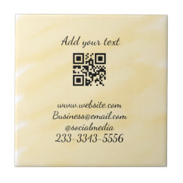 eenvoudige aangepaste QR-code jouw naam toevoegen  Tegeltje