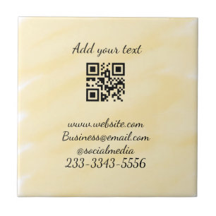 eenvoudige aangepaste QR-code jouw naam toevoegen  Tegeltje