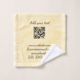 eenvoudige aangepaste QR-code jouw naam toevoegen  Washandje