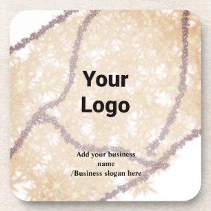Eenvoudige aangepaste QR-code voeg je naam logo Kl Bier Onderzetter