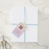 eenvoudige aangepaste QR-code voeg uw naam tekst t Cadeaulabel (Met Touw)