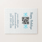 eenvoudige aangepaste QR-code voeg uw naam tekst t Legpuzzel (Horizontaal)