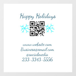 eenvoudige aangepaste QR-code voeg uw naam tekst t Raamsticker