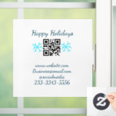 eenvoudige aangepaste QR-code voeg uw naam tekst t Raamsticker (Huis)