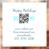 eenvoudige aangepaste QR-code voeg uw naam tekst t Raamsticker (Vel 2)