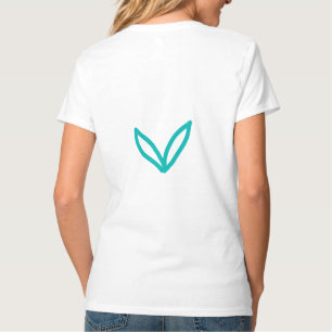 eenvoudige aangepaste roze paarse glans voeg je na t-shirt