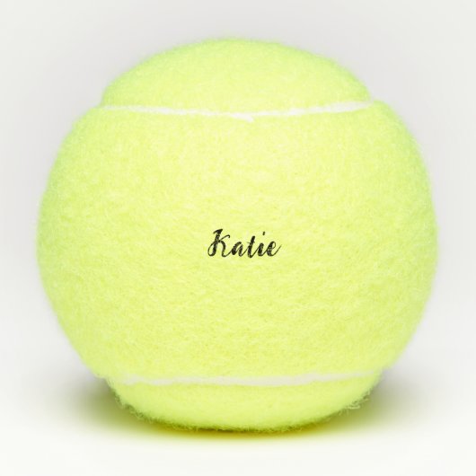 Eenvoudige aangepaste scriptnamen tennisballen (Voorkant)