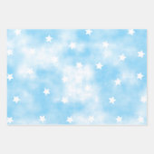 Eenvoudige aangepaste sterren Sky Waterverf Inpakpapier Vel (Voorkant 3)