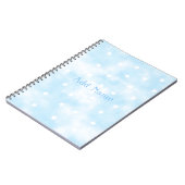 Eenvoudige aangepaste sterren Sky Waterverf Notitieboek (Linkerzijde)