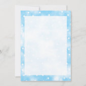 Eenvoudige aangepaste sterren Sky Waterverf Rand v Kaart (Voorkant)