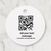 eenvoudige aangepaste streepjescode toevoegen jouw bedankjes labels (Voorkant)