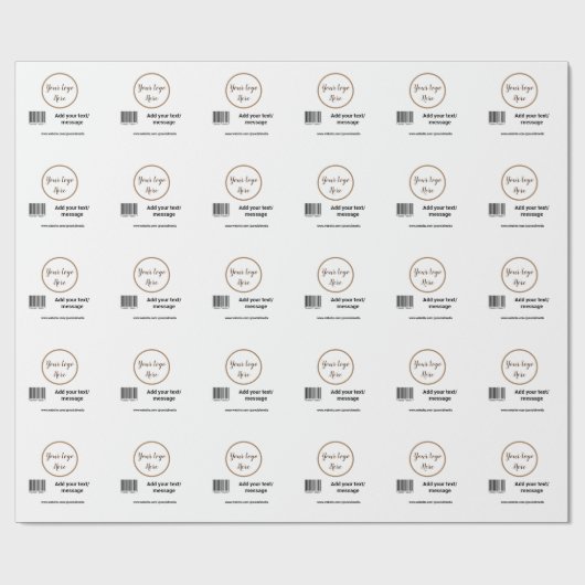 eenvoudige aangepaste streepjescode toevoegen jouw cadeaupapier (Vlak)