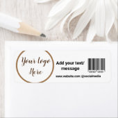 eenvoudige aangepaste streepjescode toevoegen jouw etiket (Insitu)