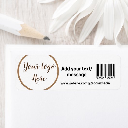 eenvoudige aangepaste streepjescode toevoegen jouw etiket (Insitu)