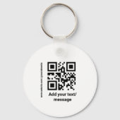 eenvoudige aangepaste streepjescode toevoegen jouw sleutelhanger (Voorkant)