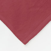 Eenvoudige aangepaste tekst fleece deken (Hoek)