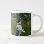 Eenvoudige aangepaste twee foto grote koffiekop (Rechts)