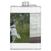Eenvoudige aangepaste twee foto heupfles (Achterkant)