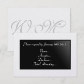 Eenvoudige aangepaste uitnodigingen (Voorkant / Achterkant)