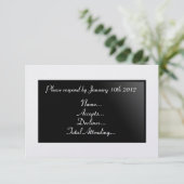 Eenvoudige aangepaste uitnodigingen (Staand voorkant)