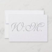 Eenvoudige aangepaste uitnodigingen (Achterkant)