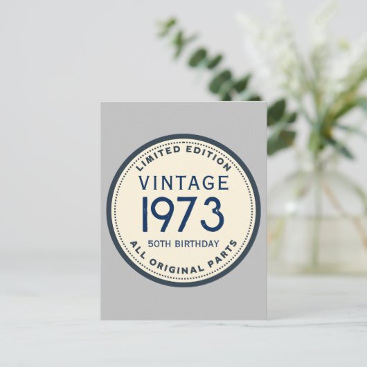 EENVOUDIGE AANGEPASTE VERJAARDAG BRIEFKAART (Staand voorkant)