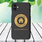 Eenvoudige, aangepaste website voor zakelijke Logo iPhone Hoesje