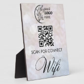 Eenvoudige Aangepaste Wifi Netwerk QR-code Wachtwo Fotoplaat (Zijkant)