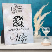 Eenvoudige Aangepaste Wifi Netwerk QR-code Wachtwo Fotoplaat (Zijkant)