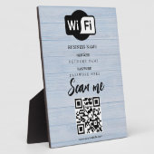 Eenvoudige Aangepaste Wifi Netwerk QR-code Wachtwo Fotoplaat (Zijkant)