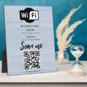 Eenvoudige Aangepaste Wifi Netwerk QR-code Wachtwo Fotoplaat (Zijkant)