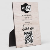 Eenvoudige Aangepaste Wifi Netwerk QR-code Wachtwo Fotoplaat (Zijkant)