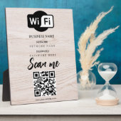 Eenvoudige Aangepaste Wifi Netwerk QR-code Wachtwo Fotoplaat (Zijkant)