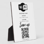 Eenvoudige Aangepaste Wifi Netwerk QR-code Wachtwo Fotoplaat (Zijkant)