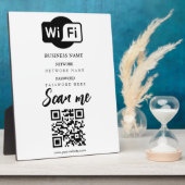 Eenvoudige Aangepaste Wifi Netwerk QR-code Wachtwo Fotoplaat (Zijkant)