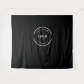 Eenvoudige Aangepaste witte Logo achtergrond Bedri Wandkleed (Voorkant (horizontaal))