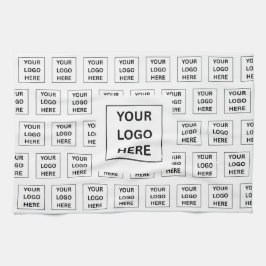 Eenvoudige aangepaste zakelijke Logo en promotiete Theedoek