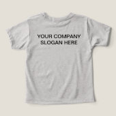 Eenvoudige aangepaste zakelijke Logo en promotione (Design achterkant)