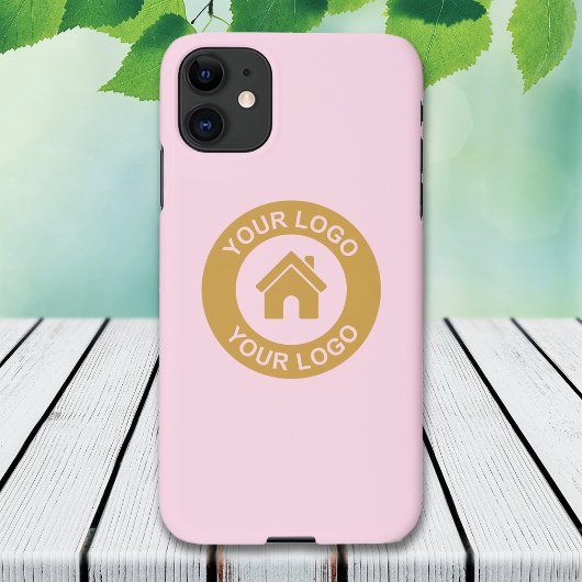 Eenvoudige aangepaste zakelijke Logo iPhone Hoesje